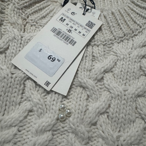 Cropped Zara sweater - Picture 3 of 4